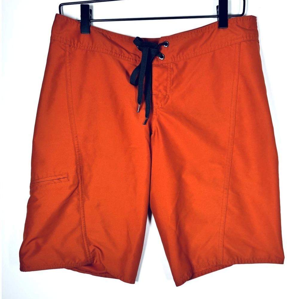 Patagonia Board Shorts Womens 8 Orange Water Girl Swim Surf Lightweight‎ Coastal